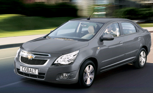 Цвета кузова Chevrolet Cobalt 2013 года