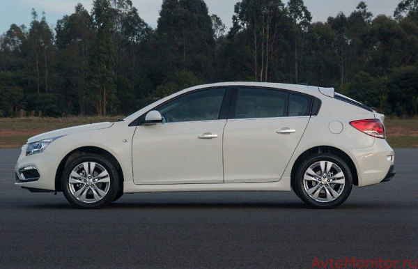 Габаритные размеры Chevrolet Cruze